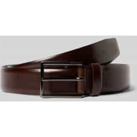 JOOP! Leren Riem Coll. Belt 3,5 CM Classic W100 D`Brown Donkerbruin