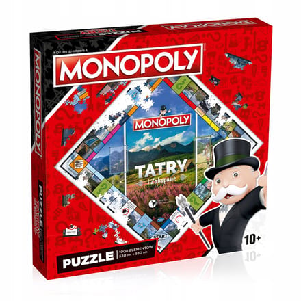 Dėlionė MONOPOLY Tatry ir Zakopane 1000 elementų