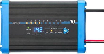 Ective Multiload 10 batterijlader - 12V - 10A - voor AGM/GEL/loodzuurbatterijen