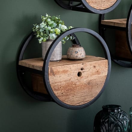Reefs Interior Wandschap Circular Ã˜40cm met lade