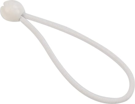Afdekzeilwinkel - Spanner met bal 18cm elastiek wit