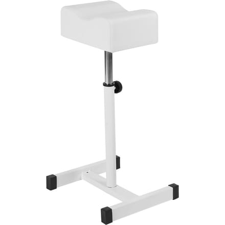 Chaise cosmétique réglable en hauteur, tabouret confortable avec coussin blanc white