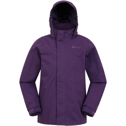 Mountain Warehouse Waterdichte zonnejack voor kinderen (Bes)