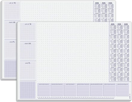 Paper Desk Pad Ca. - Ho355/2 - Notitieblok voor op het bureau