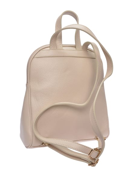 Anna Luchini Beige Rundleer Tas