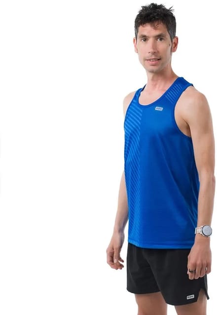 42k Running Stride Mouwloos T-shirt Blauw XS