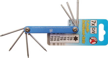 BGS Stiftsleutelset Torx T6 - T20 7 delig