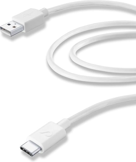 Cellularline - Usb kabel, usb-a naar usb-c 2m tablet, wit