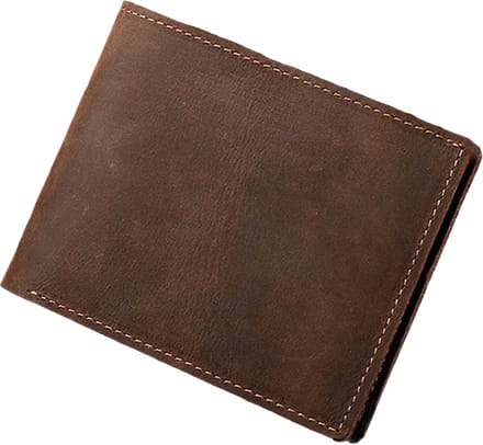 Yucka - Leren portemonnee - Portefeuille - Pasjeshouder - Mannen - Heren - Bruin