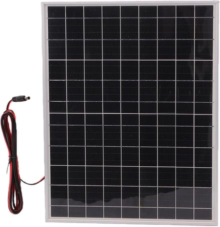 Zonnepaneel Kit - PV Module - Energie Opwekken - Dubbele Chip Controller - 100W 2 Stuks - Zwart