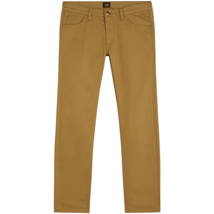 Lee Daren Regular Straight Fit Broek Bruin 30 / 32 Man