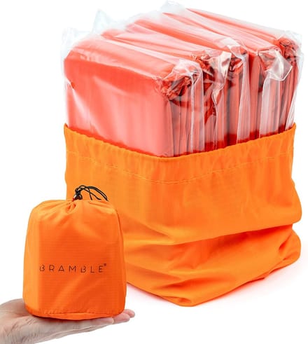 Bramble – Noodslaapzak 213 X 91 Cm Polyetheen Oranje 5 Stuks