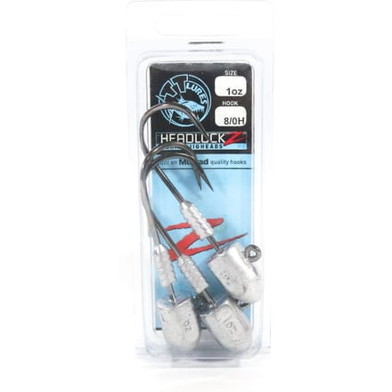 Tackle Tactics TT Headlockz HD Jig Head 1 oz 8/0 H 3/pak (3337)