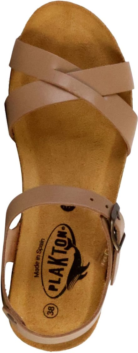 So Final leren sandalen met sleehak