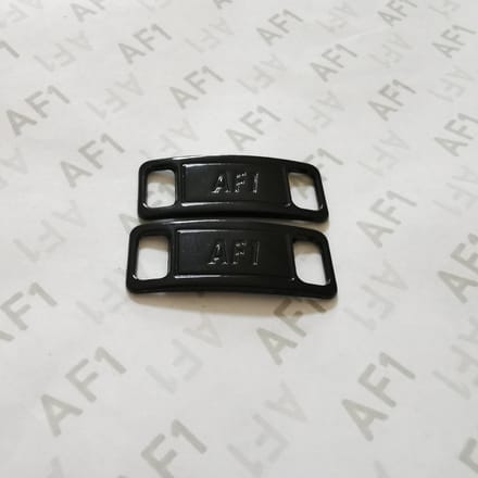 AF1 tags | Lace Locks | Zwart | Schoenaccessoires