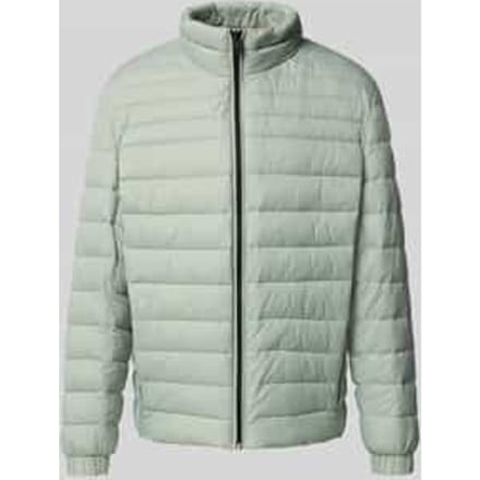 Slim fit gewatteerd jack met opstaande kraag, model 'ODEN2'