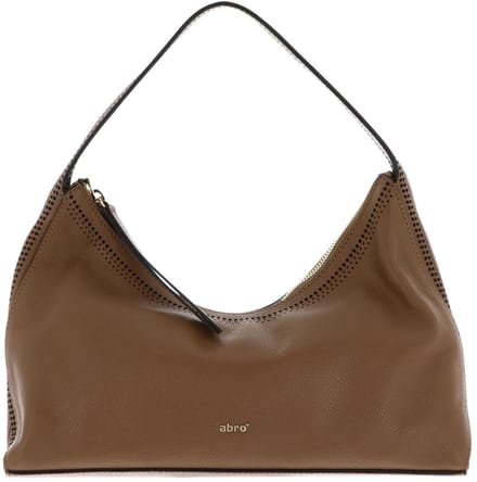 abro Schoudertas Leather Erson Shoulderbag Malea Caramel / Cognac Bruine