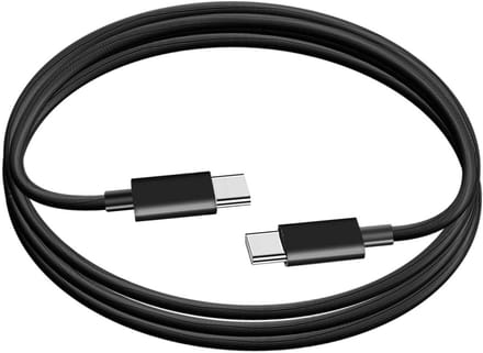 Jaym, POP USB-C naar USB-C Oplaadkabel 60W - Power Delivery - Snellader - 1.5m, Zwart