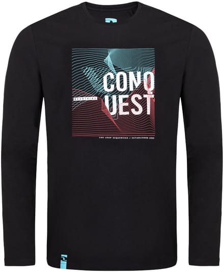 Heren T-shirt Loap Alek Zwart - M