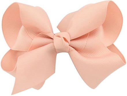 Oudroze haarstrik - 9x8 Centimeter - Haar accessoire - Damesdingetjes