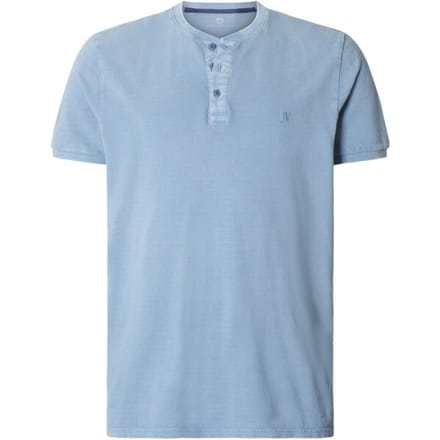 Jan Vanderstorm herren T-Shirt - 52/54 - blauw - Plus Size