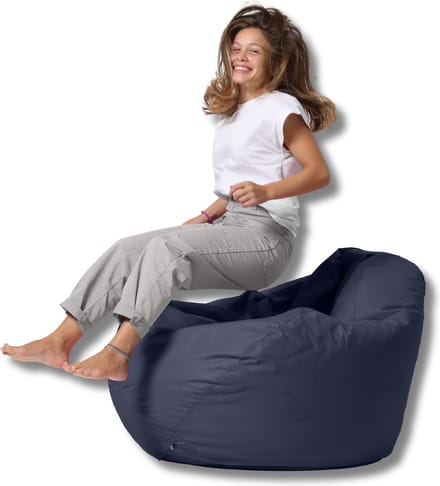 Xoft Living – Zitzak – Premium XXL – Donker Blauw – Waterafstotend