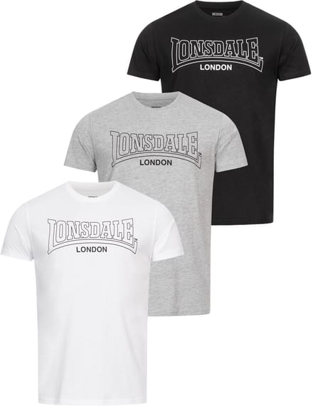 Lonsdale T-Shirt Beanley T-Shirt regular fit drie-pack