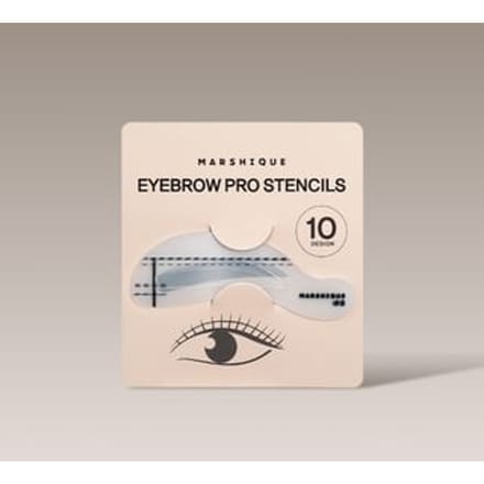 MARSHIQUE - Eyebrow Pro Drawing Guide Set 10 pcs