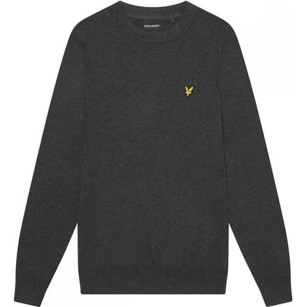 Lyle & Scott Cotton Merino Crewneck Sweater Heren - Maat M