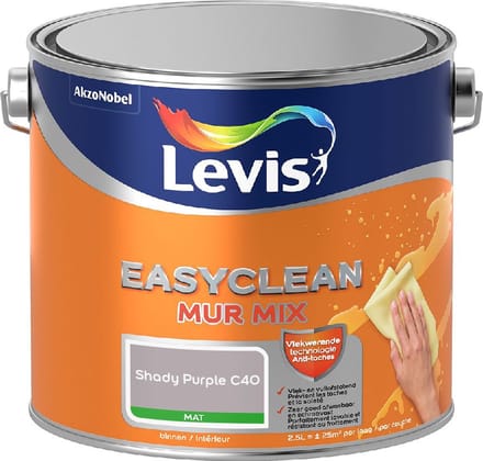 Levis - Easyclean Mur Mat Mix - Shady Purple C40 - Mengverf - 2,5 L