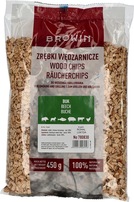Houtsnippers voor roken en grillen (100% Beuken)