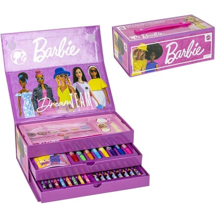 Barbie Tekenen Tekendoos Knutselen Meisjes - 44 Pieces