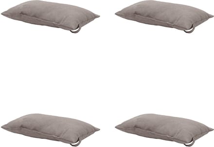 Madison - Hoofdkussen Panama taupe - Ca. 24x40 cm - Set van 4