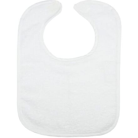 The One Towelling The One Baby Slabbetje 450 gram Wit/Wit