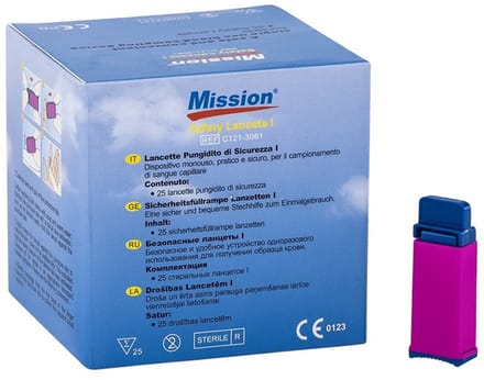 Cholesterol prikpennetjes/lancetten 25st