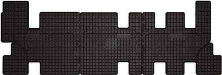 Wielganizator SolidPRO - Rubber Automatten - Ford Transit Custom - 3e Rijd - Zwart