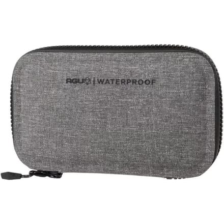 AGU Shelter Case - Fiets accessoires - Waterdichte case - Telefoonhouder voor fiets - 100% Waterdicht gerecycled polyester - Waterdichte rits - Geschikt voor 6 inch telefoon - Grijs