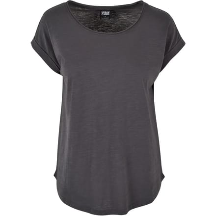 Build Your Brand - Lang Slub Dames T-Shirt maat M