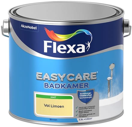Flexa - Easycare Badkamer - Vol Limoen - Mengverf - 2,5 L