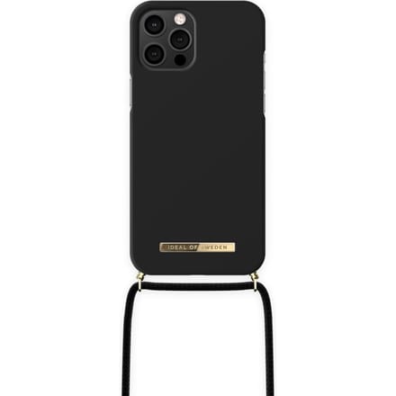 iDeal of Sweden Ordinary Necklace Case geschikt voor Apple iPhone 12 Pro Max - Jet Black