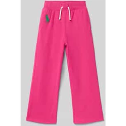 Wide leg Sweatpants van katoenmix