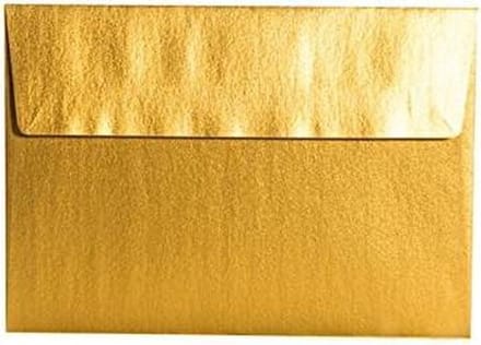 Gouden Enveloppen - Luxe Poststukken - Bruiloft Uitnodigingen - Met Plakstrip - B6 125x176mm - Goud
