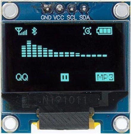 OTRONICÂ® Mini OLED display blauw 0.96 inch 128x64 I2C