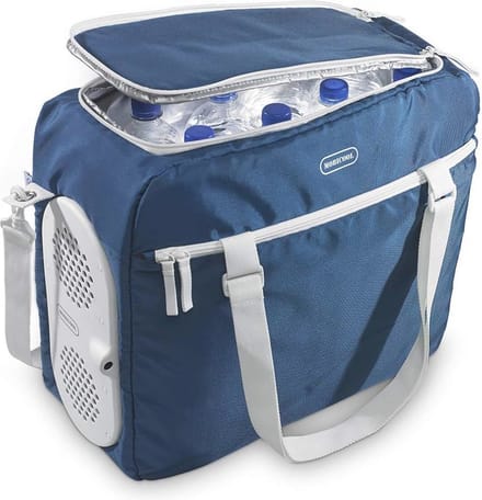Thermo-elektrische koelbox 32L - Draagbare koeler met verstelbare schouderriem - 12V