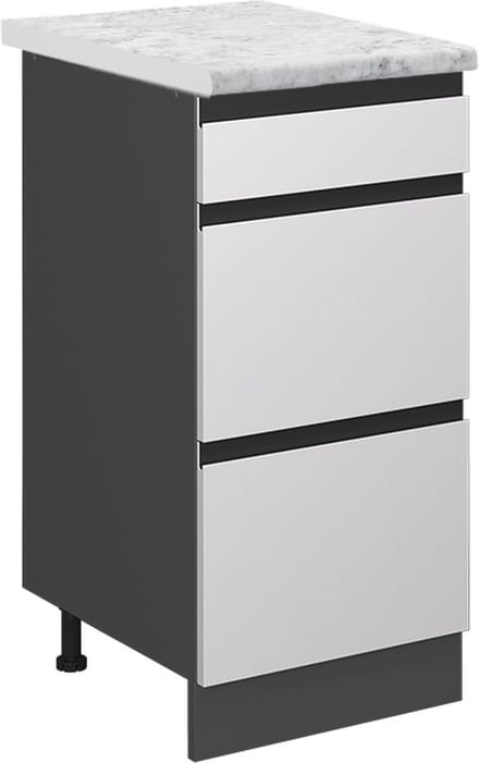 Vicco R-Line Keukenonderkast – 40 cm WB Marmer Wit