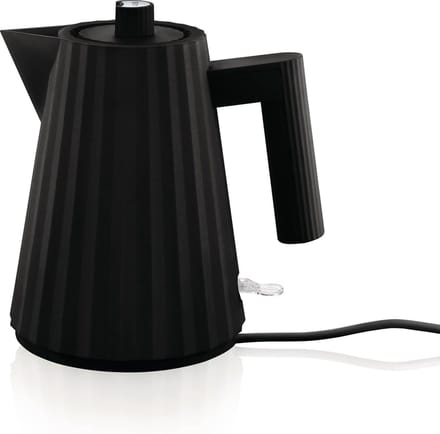 Alessi Plissé Waterkoker - 1L - Kunststof - Zwart