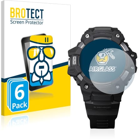 Screenprotector 6 Stuks voor Casio G-Shock GBD-H1000 Beschermglas transparant
