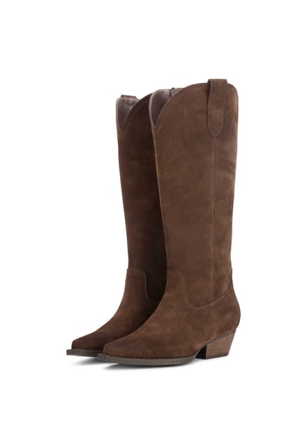 PS Poelman Dana laarzen dark brown