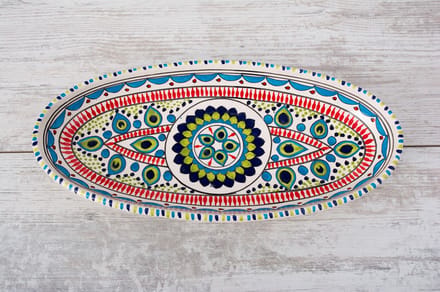 Ovale schaal Pavo 50 cm | OS.PA.50 | Dishes & Deco