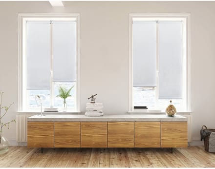 Rolgordijn Stor Planet Clip&Fix Wit (120 x 180 cm)